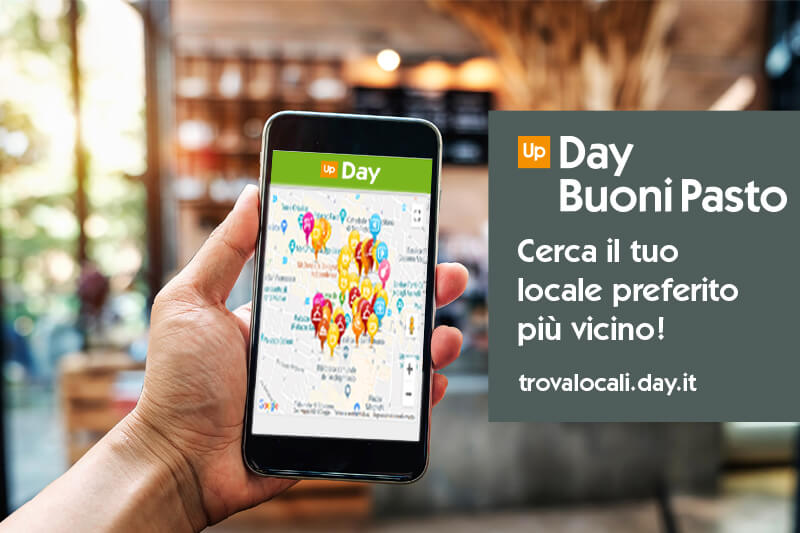 Trovalocali, buoni pasto Up Day