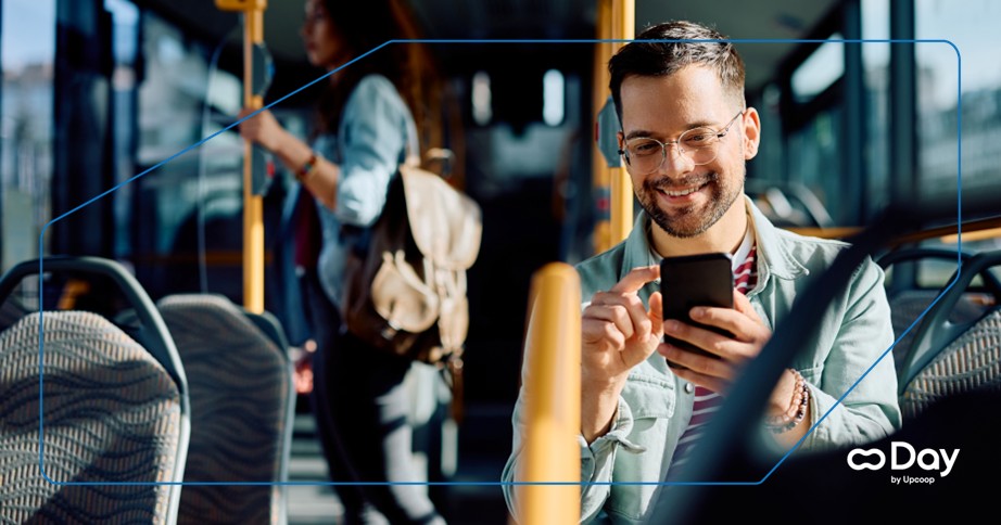 Pendolari sull'autobus